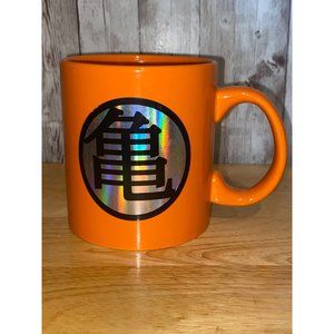 Dragon Ball Z Kame Kanji and Logo Orange Ceramic Coffee Tea Mug Cup